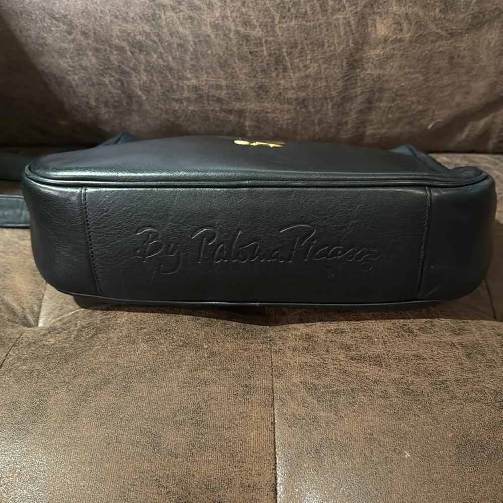 Paloma Picasso‎ Vintage Italian black handbag